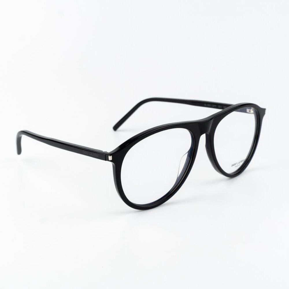 Saint Laurent Women Eyeglasses Black Pilot SL667OPT 001 BRAND NEW